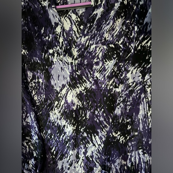 5/$10  Women’s purple sheer top - Picture 5 of 8